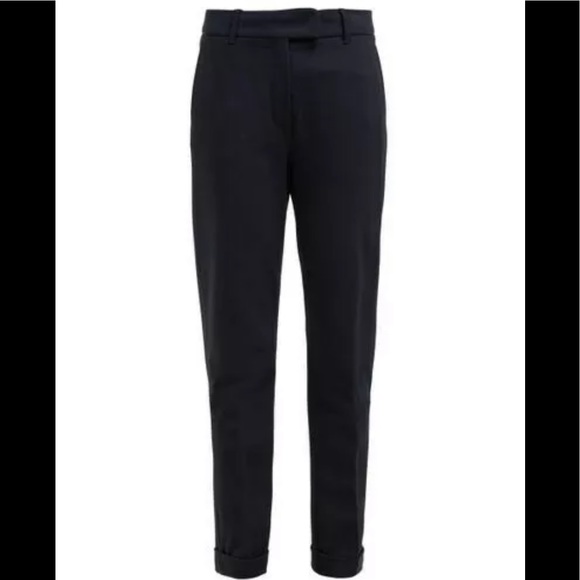 MaxMara Studio Pants Knitted Navy Sz 12 Tapered - Picture 4 of 8